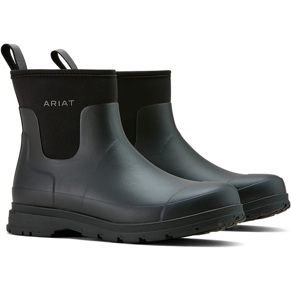 2025 Ariat Mens Kelmarsh Shortie Wellington Boots 100612223 - Black